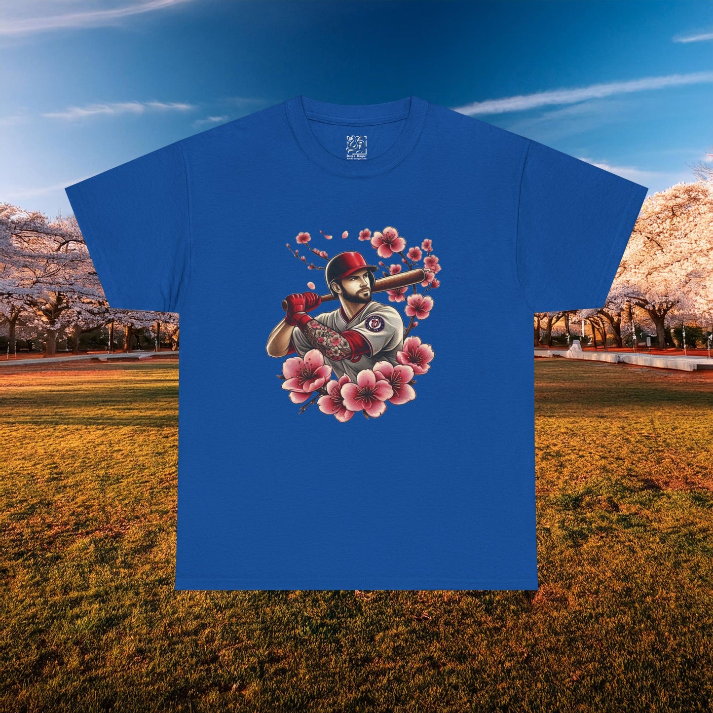 Washington Baseball Cherry Blossom Tee
