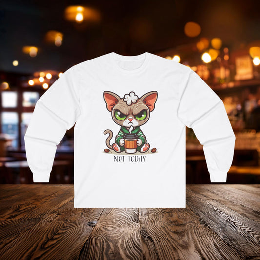 Cranky Cat Long Sleeve Tee