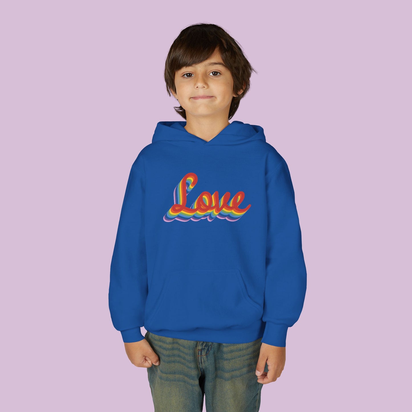 Rainbow Love Youth Hoodie