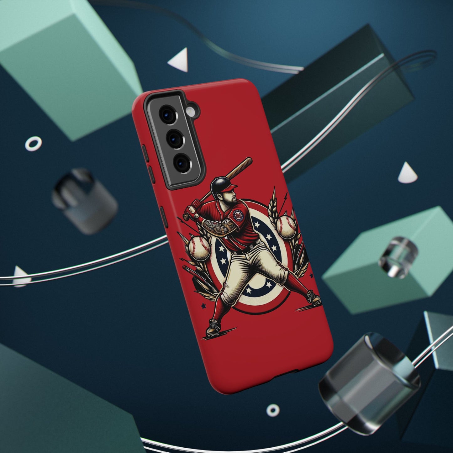 Washington Baseball At Bat Impact-Resistant Cases