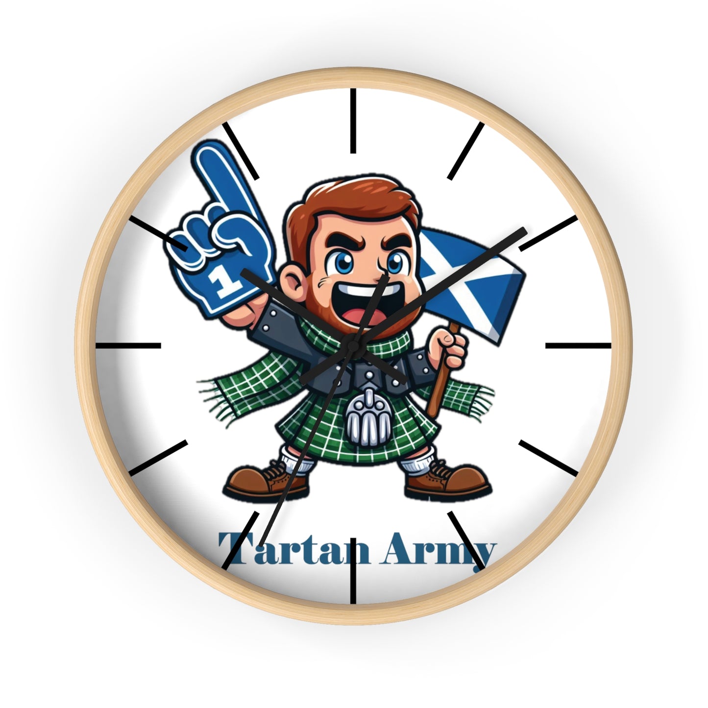 Tartan Army Wall Clock