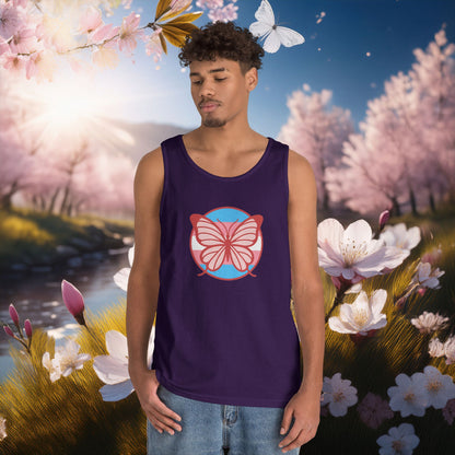 The T Elders Butterfly Unisex Heavy Cotton Tank Top