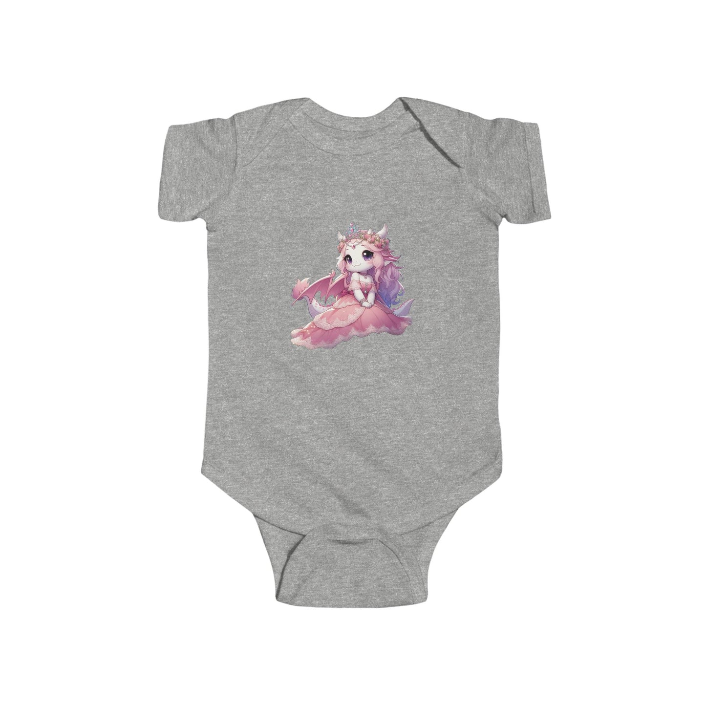 Pink Dragon Princess Infant Bodysuit