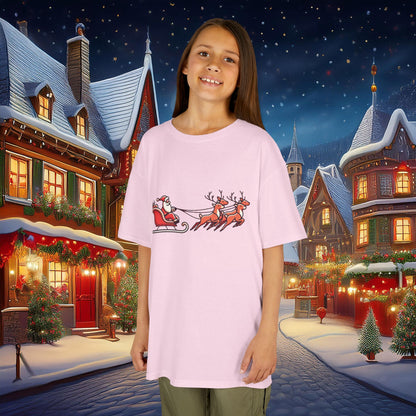 Santa's Sleigh Kids Tee