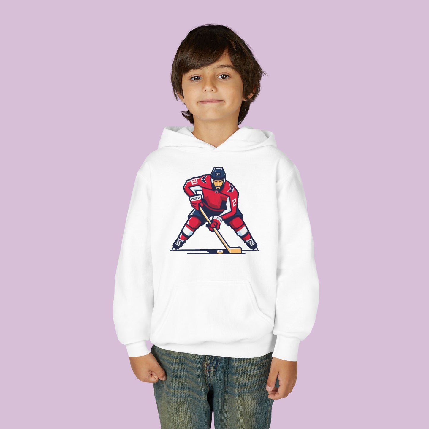 Washington Hockey Player Youth Hoodie