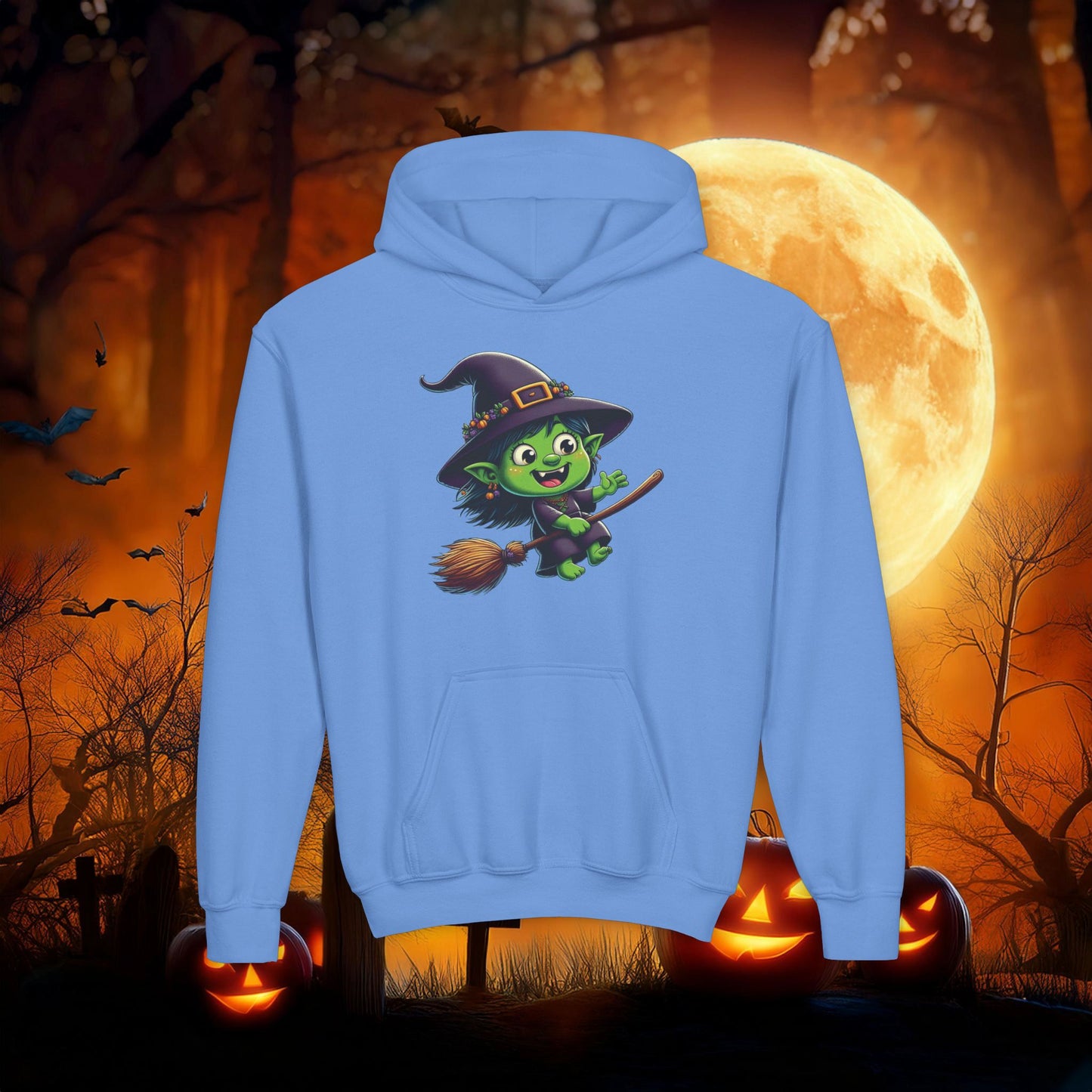 Flying Witch Youth Hoodie