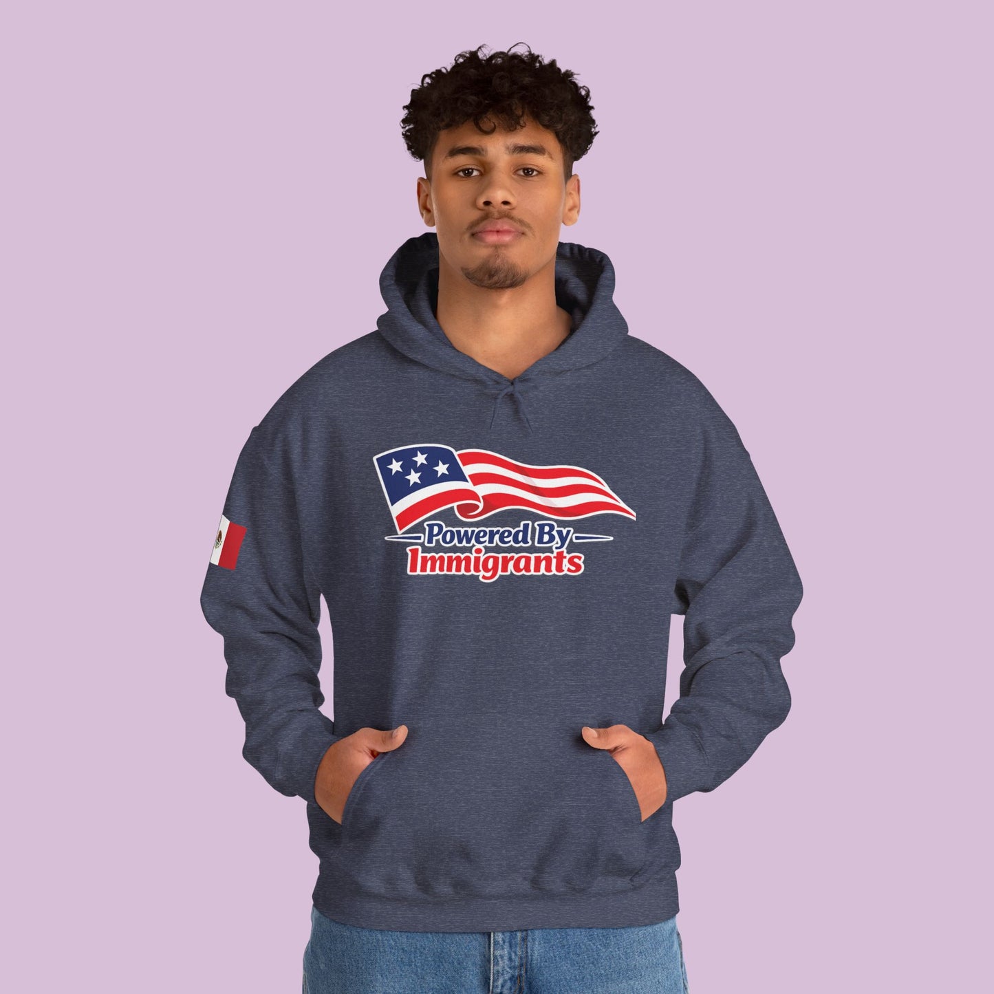 Powered By Immigrants Hoodie