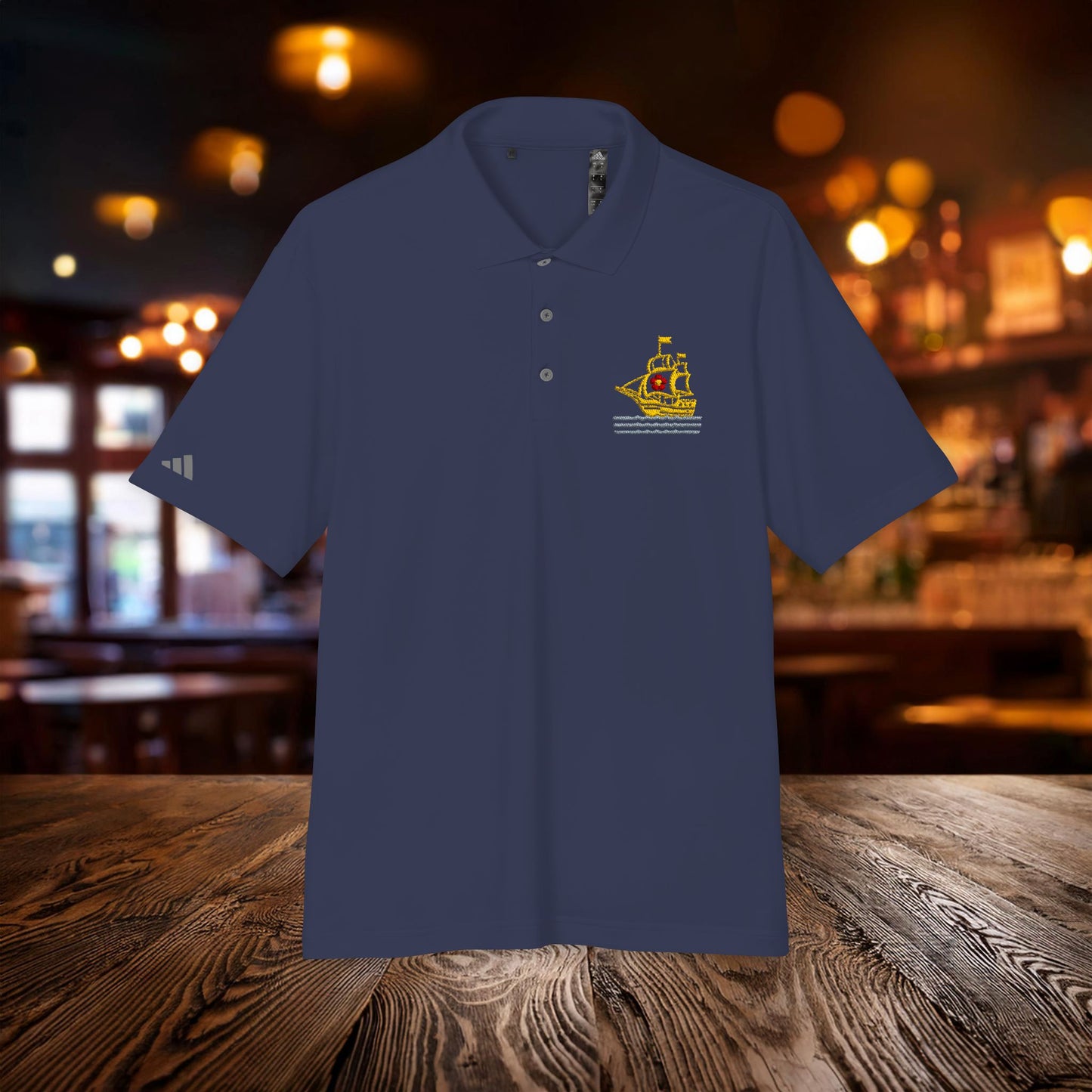 Man City Logo adidas Performance Polo