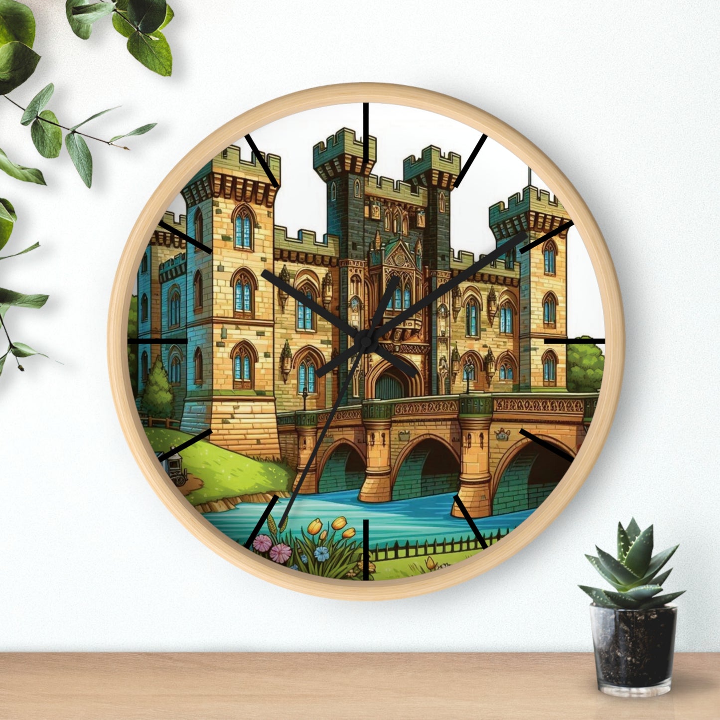 Castle Wall Clock