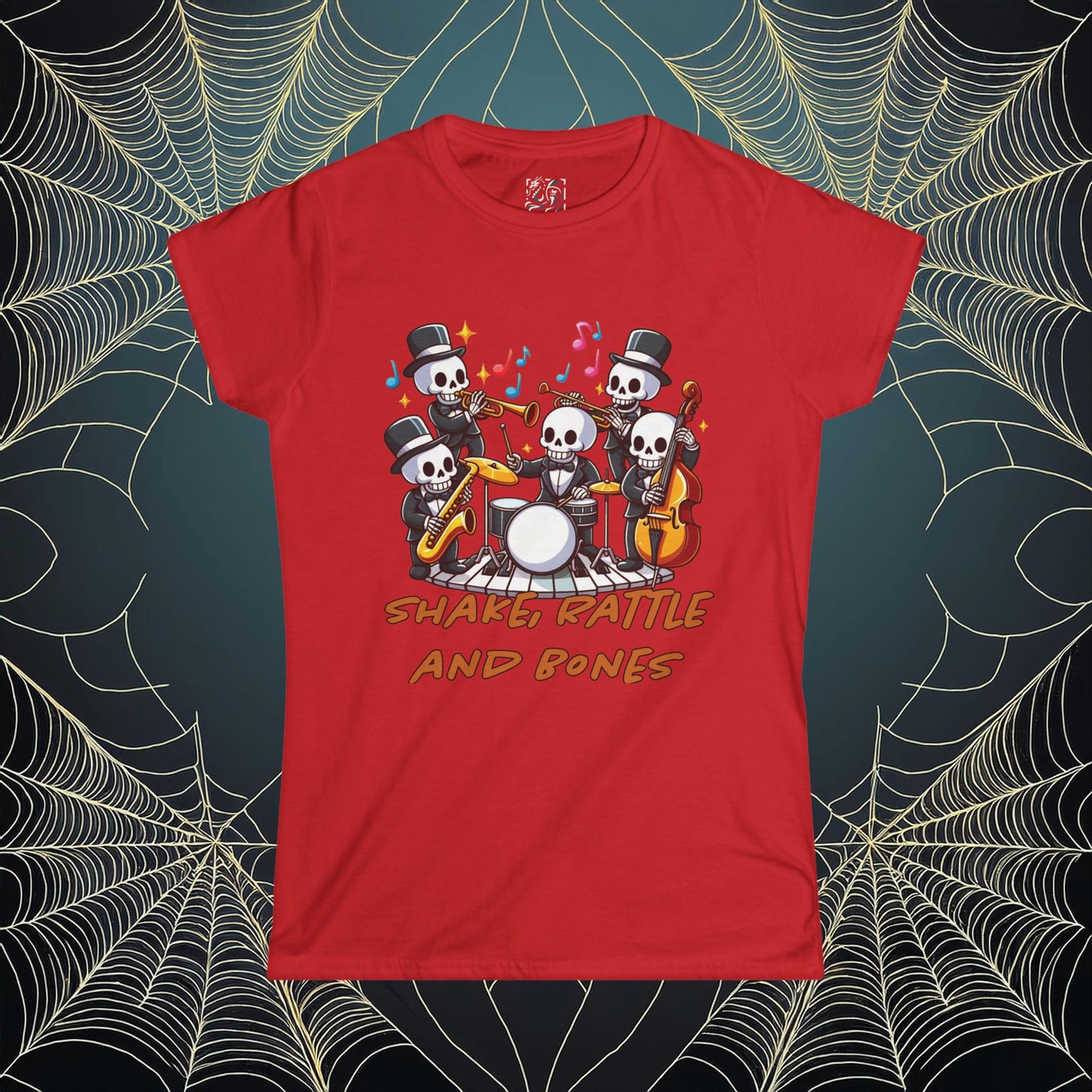 Shake, Rattle. and Bones Women's Softstyle Tee