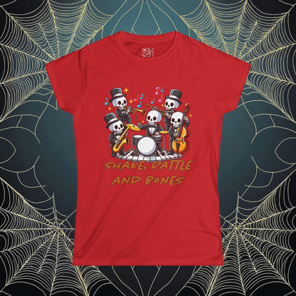 Shake, Rattle. and Bones Women's Softstyle Tee