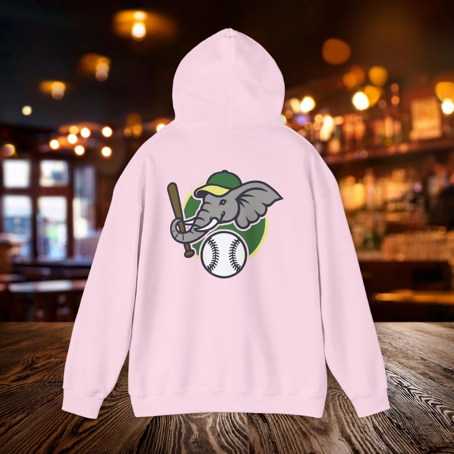 A's Baseball Elephant Hoodie