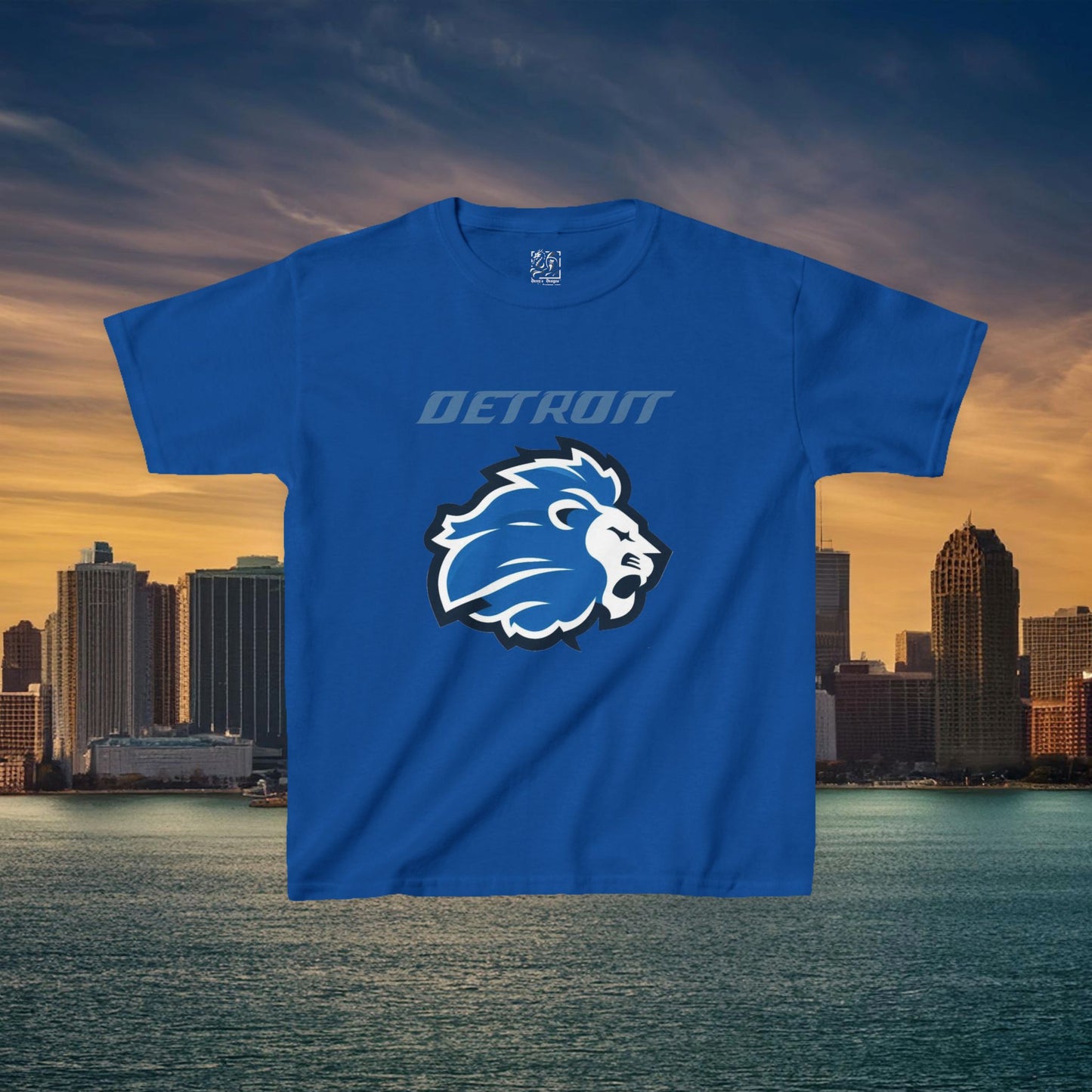 Detroit Football Logo Kids Tee