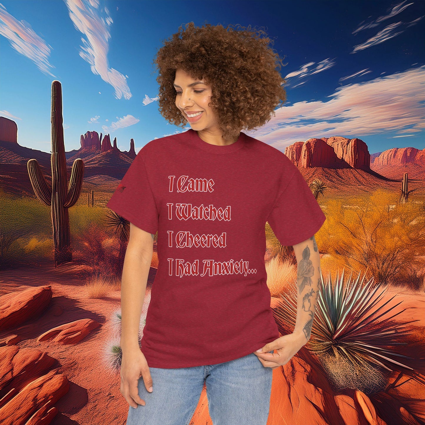 PHX Reds "Never Leave A Wrexham Match" Tee