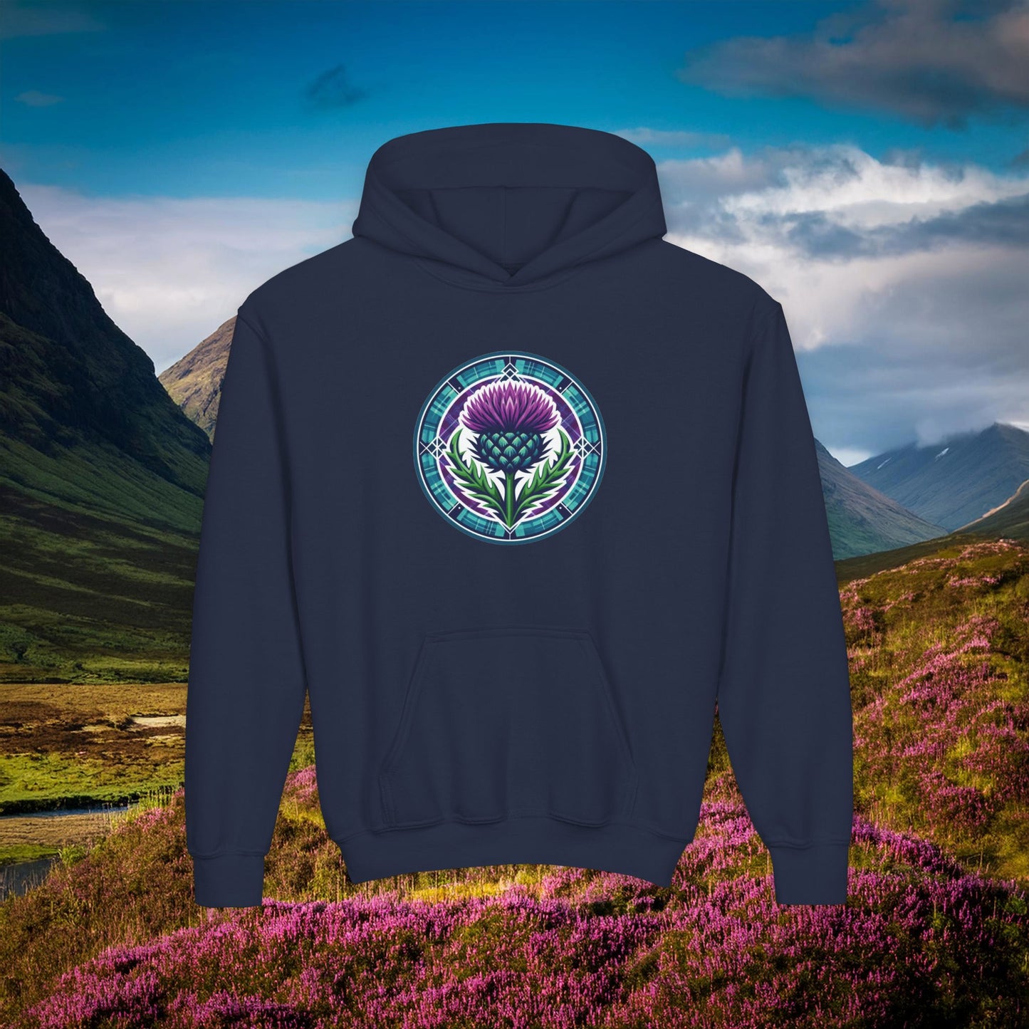 Scotland Tartan Army Youth Hoodie