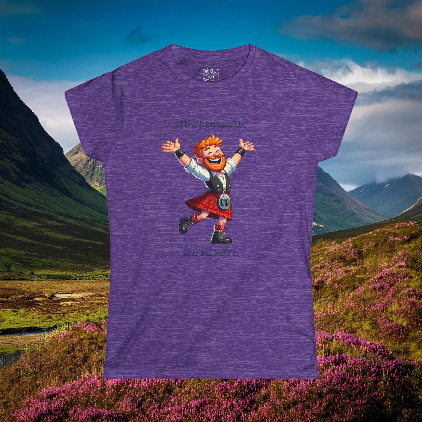 No Scotland No Party Women's Softstyle Tee
