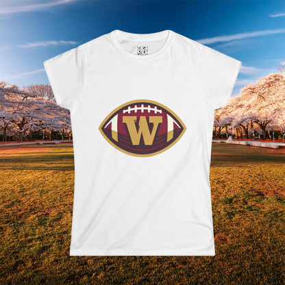 Washington Football Logo Women's Softstyle Tee