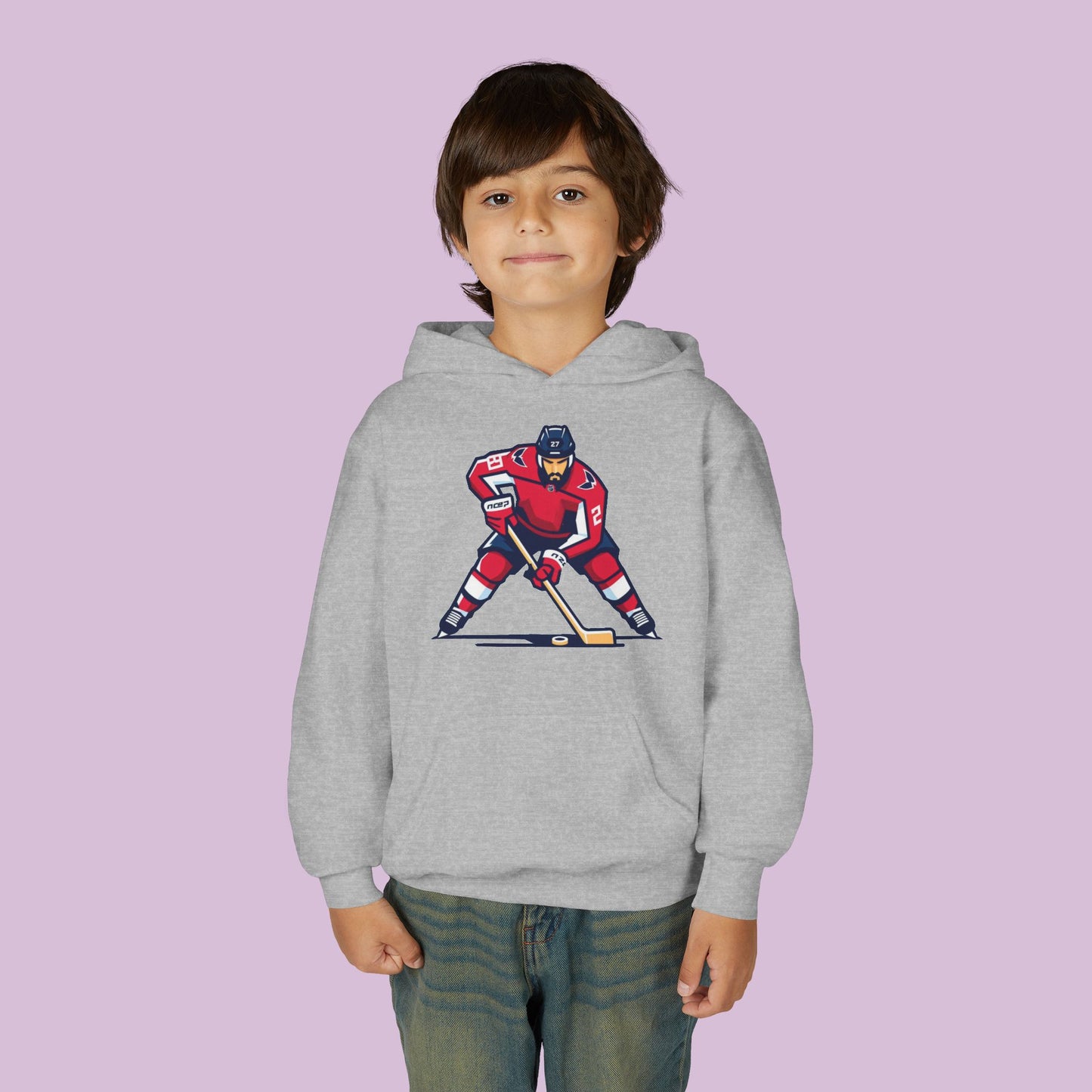 Washington Hockey Player Youth Hoodie