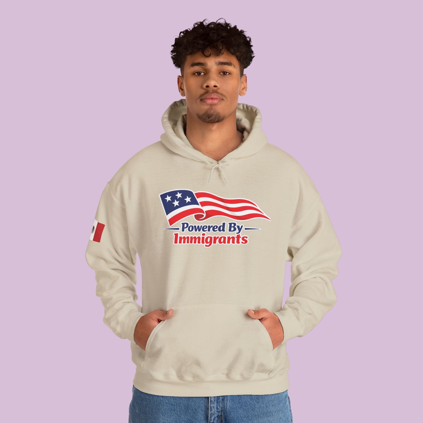 Powered By Immigrants Hoodie