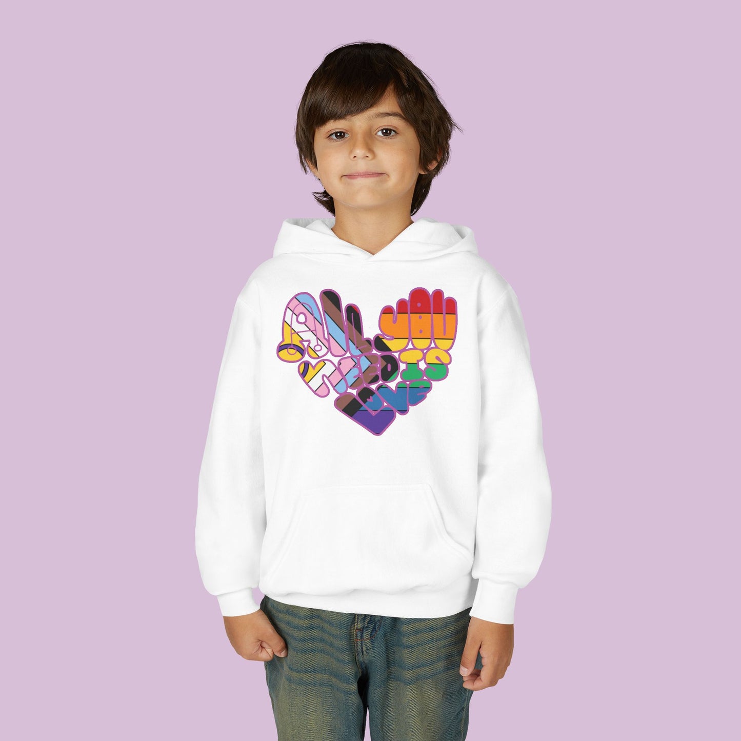 All You Need Is Love Youth Hoodie