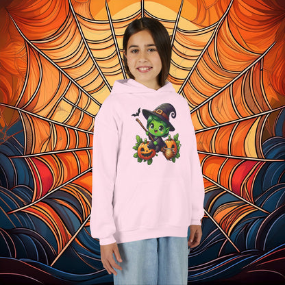 Cute Witch Youth Hoodie