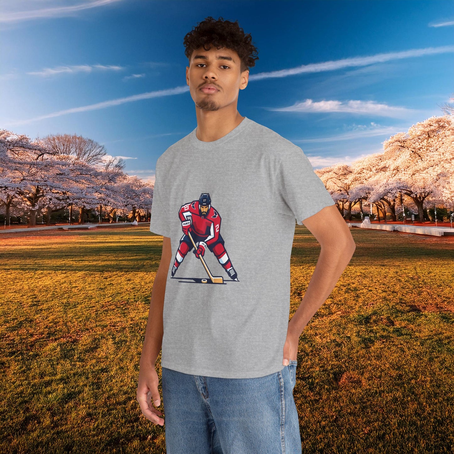 Washington Hockey Player Tee