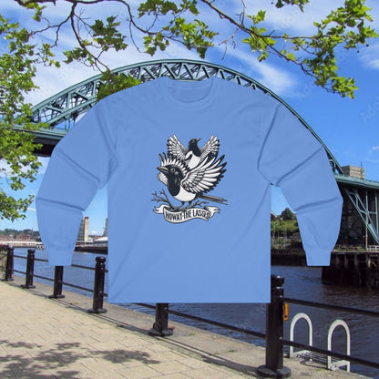 Newcastle United Howay The Lasses B&W (Twin Mags) Long Sleeve Tee