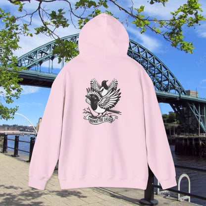 Newcastle United Howay The Lasses B&W (Twin Mags) Hoodie