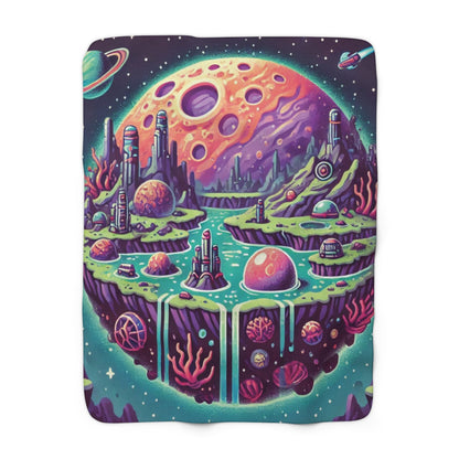 Another Dimension Sherpa Fleece Blanket