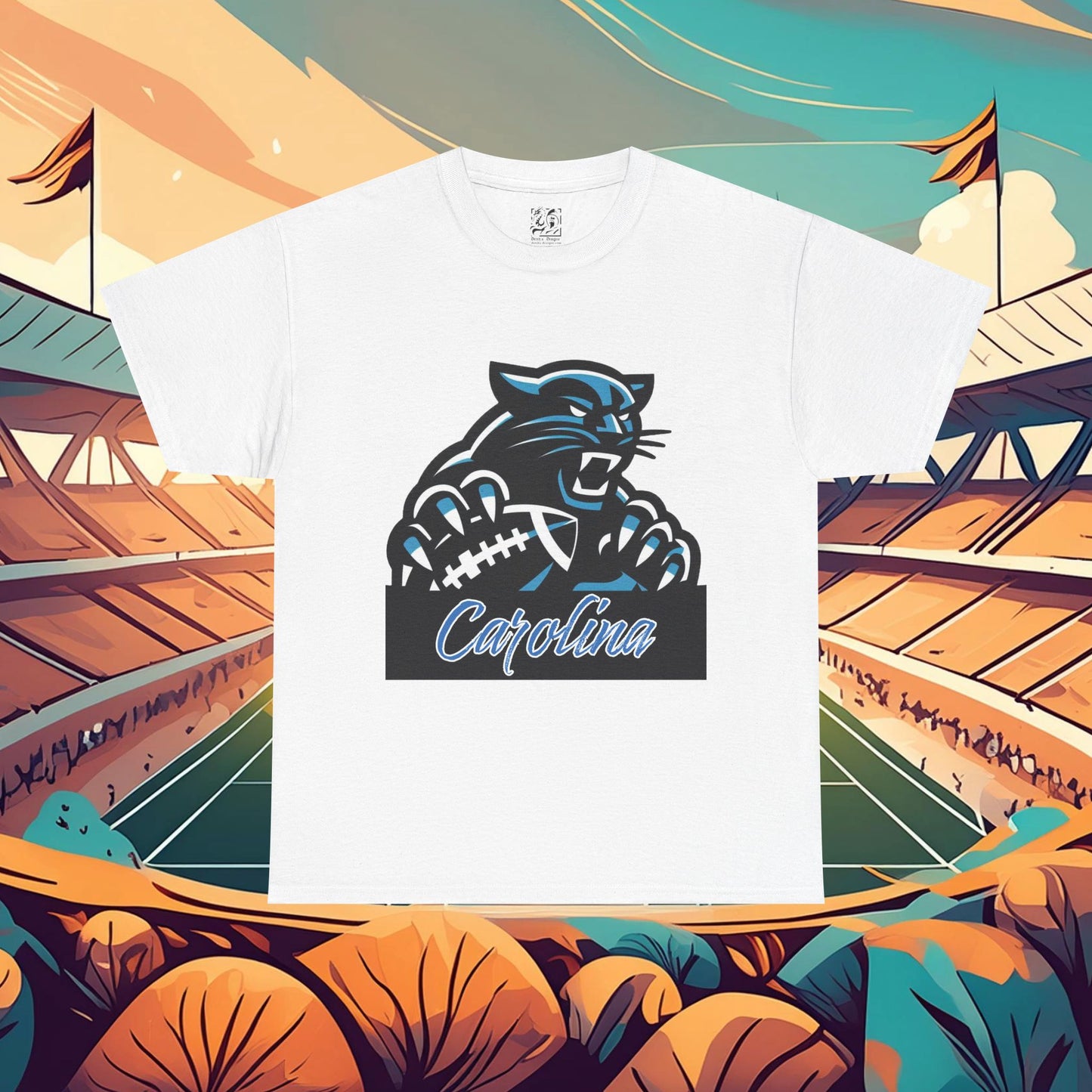 Carolina Football Crest Tee