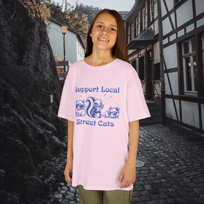 Support Local Street Cats Kids Tee