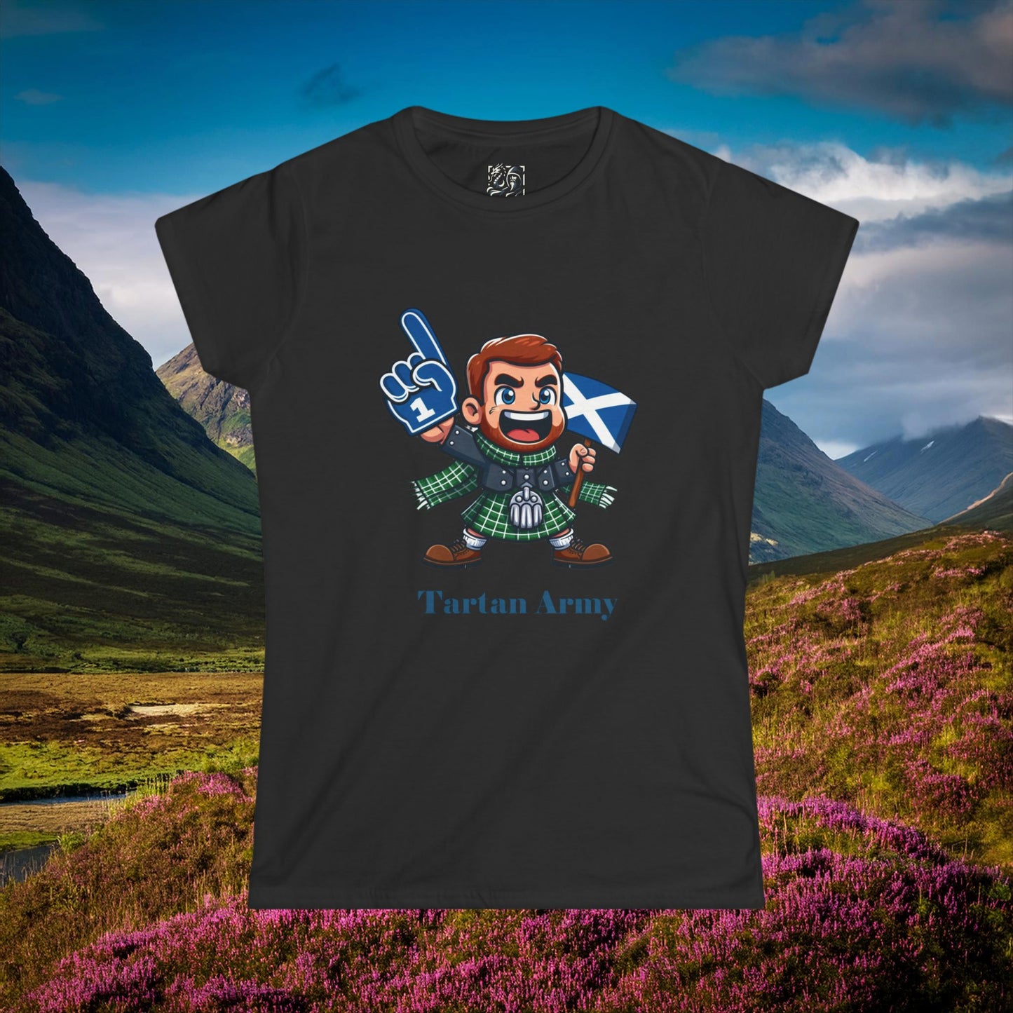 Scotland Tartan Army Women's Softstyle Tee