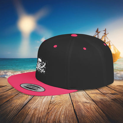 Jolly Roger Flat Bill Snapback