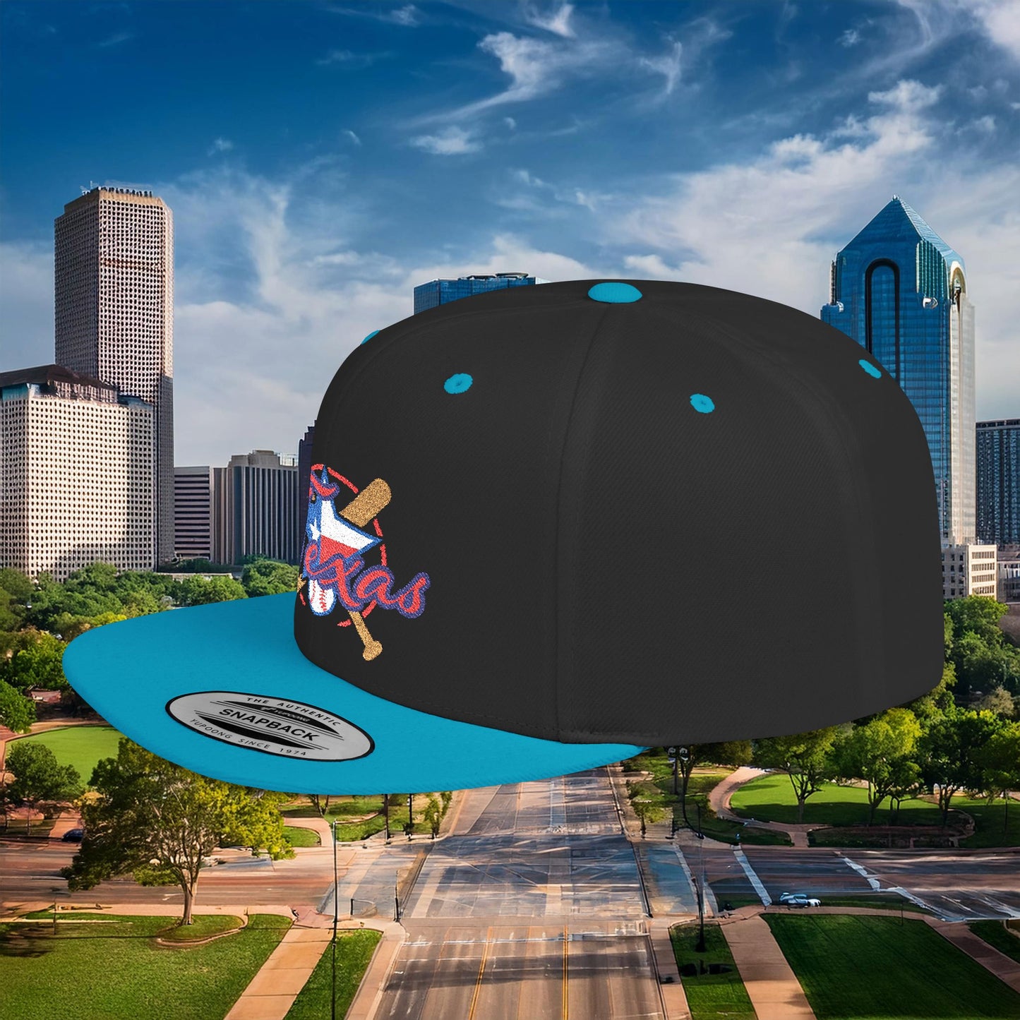 Texas Baseball Flat Bill Snapback