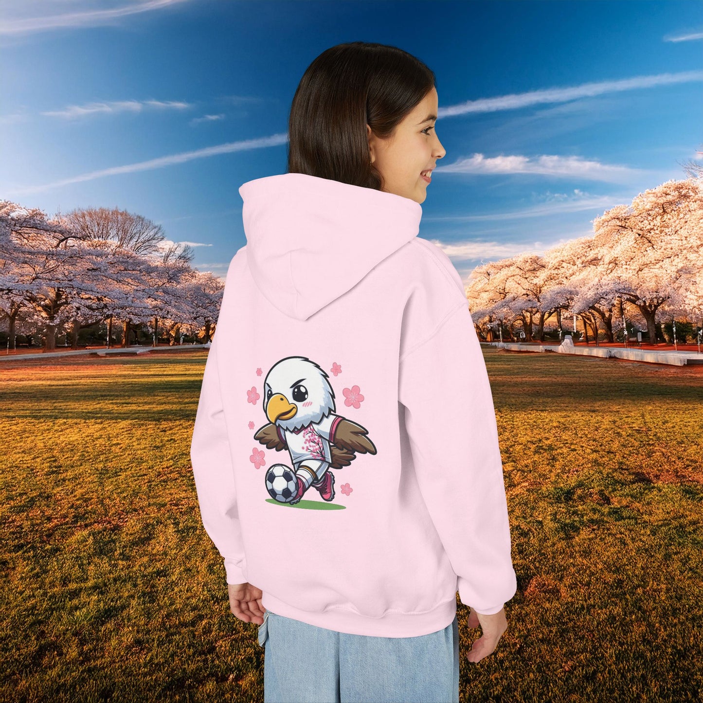 DC United Cherry Blossom Youth Hoodie
