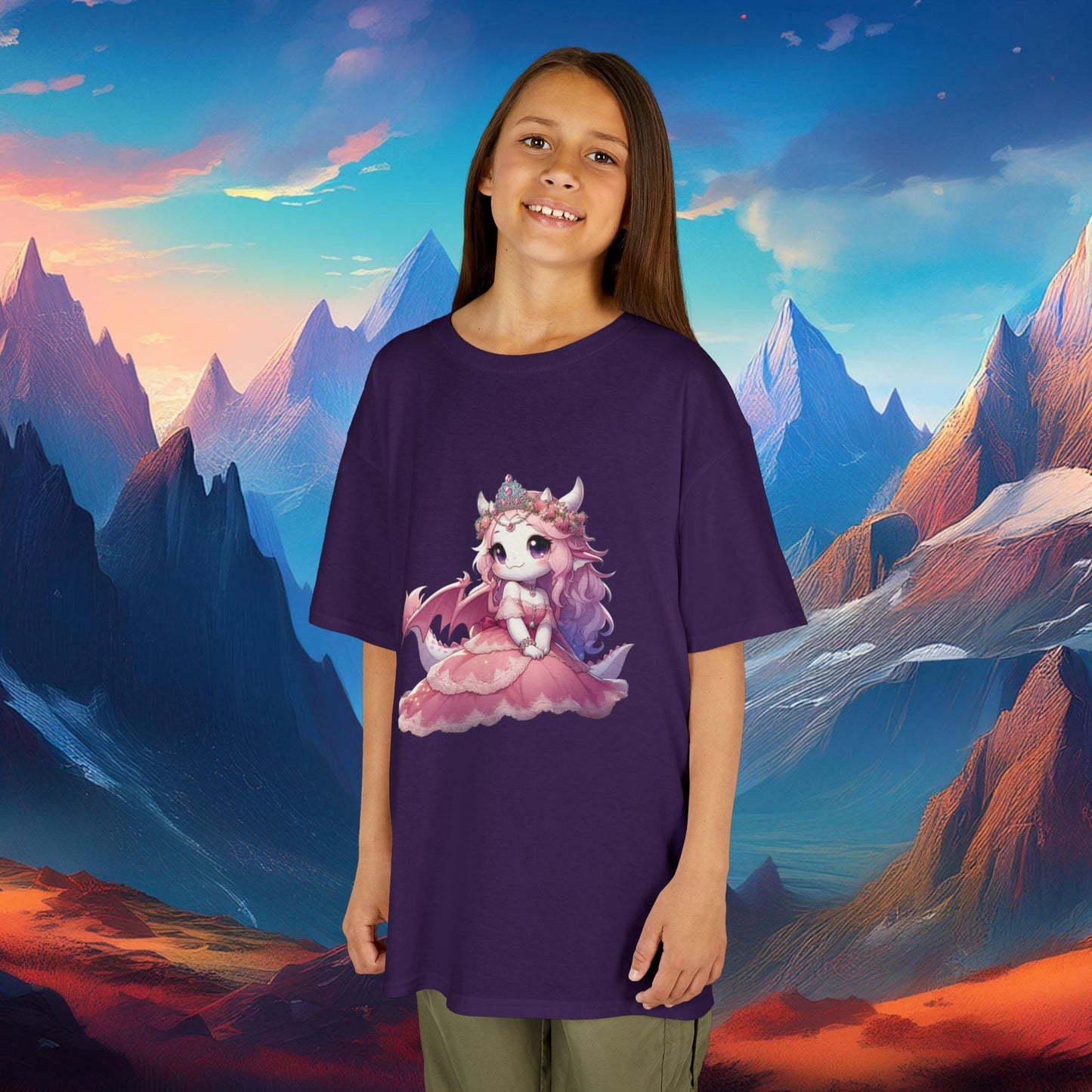 Pink Dragon Princess Kids Tee