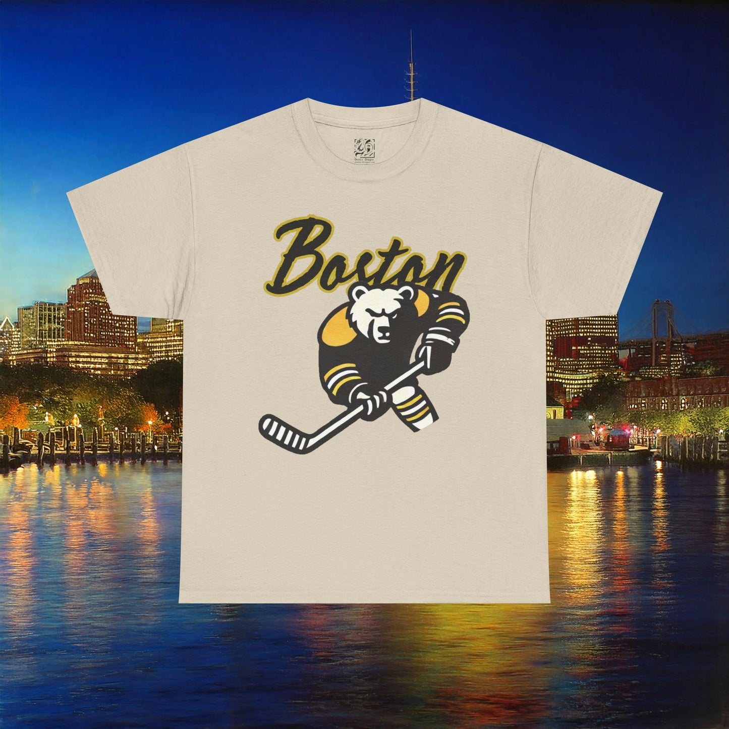Boston Hockey Bear Tee