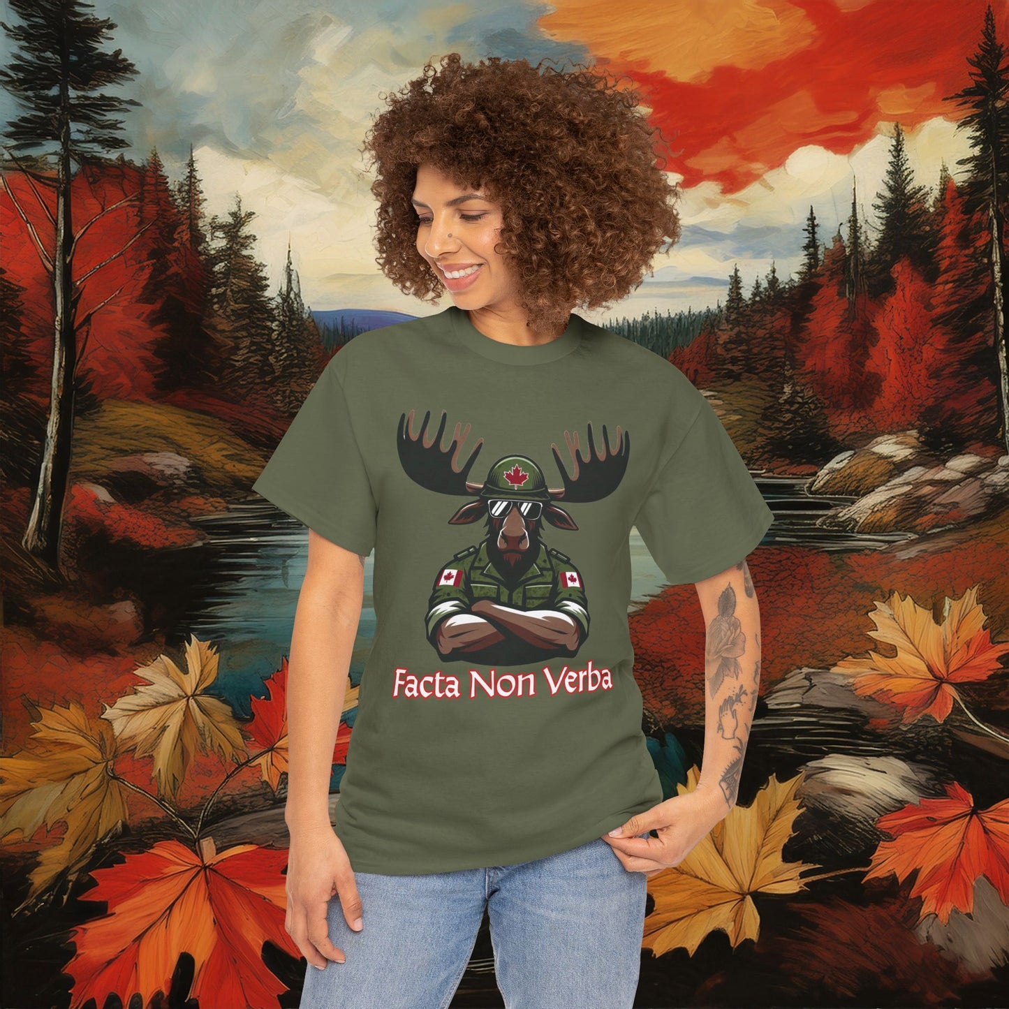 Canadian Moose "Facta Non Verba" Tee