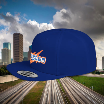 Houston Asteroid Flat Bill Snapback