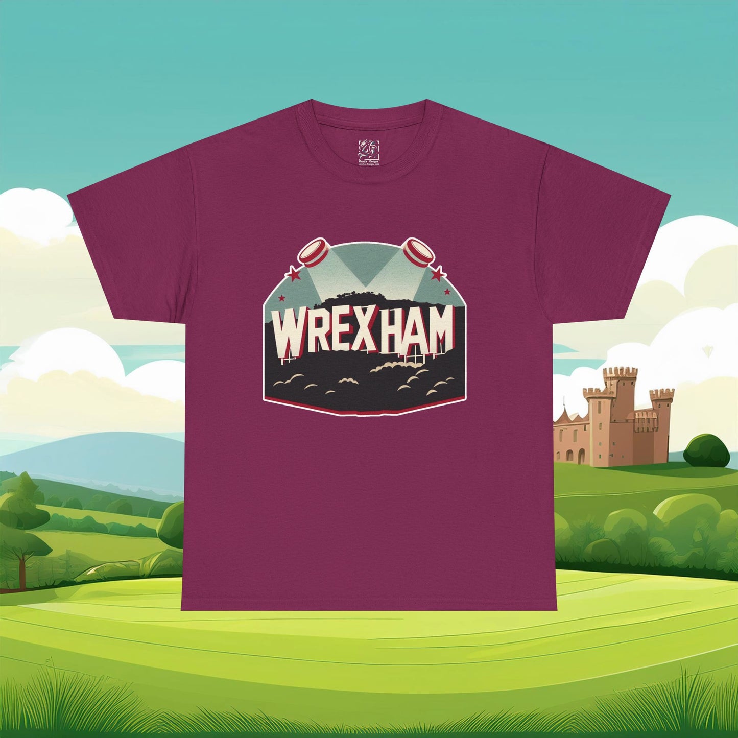 Wrexham Hollywood Sign Tee