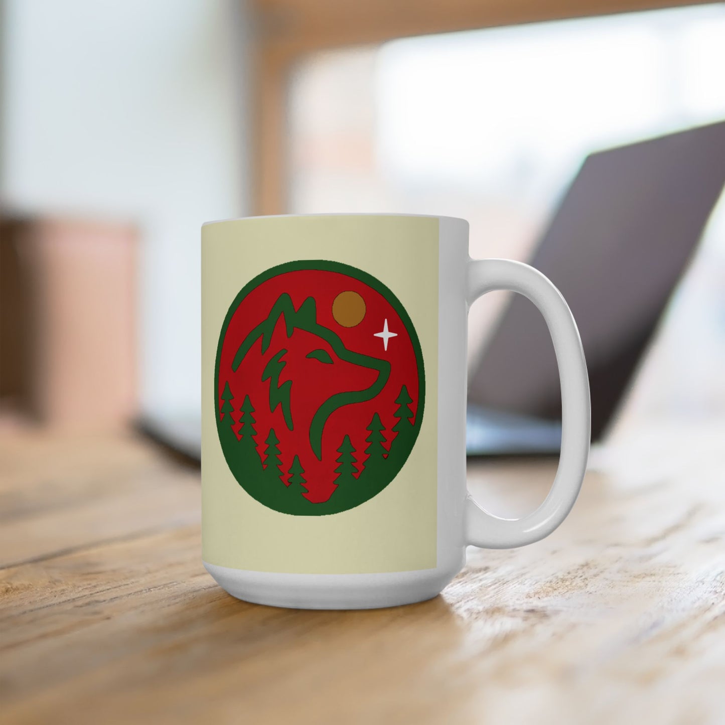 Minnesota Wild Wolf Mugs (11oz\15oz)