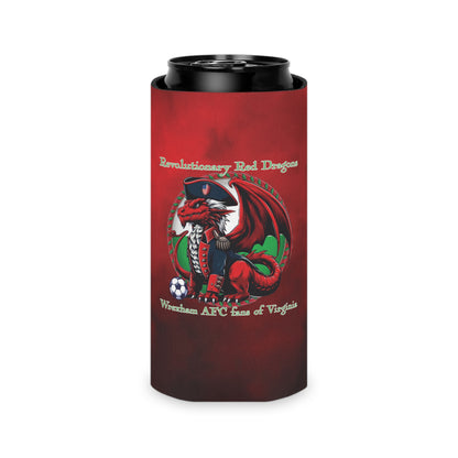 Revolutionary Red Dragons Logo Can Cooler - Red Smoke