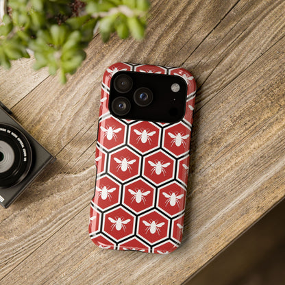 Honeycomb Bee Impact-Resistant Phone Case