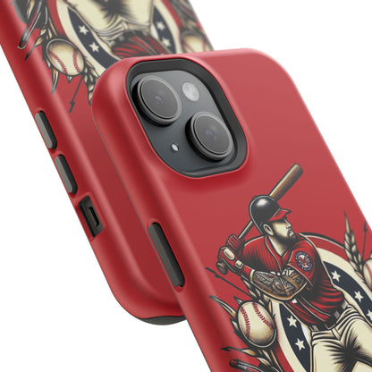 Washington Baseball At Bat Impact-Resistant Cases