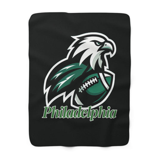 Philadelphia Football Sherpa Fleece Blanket