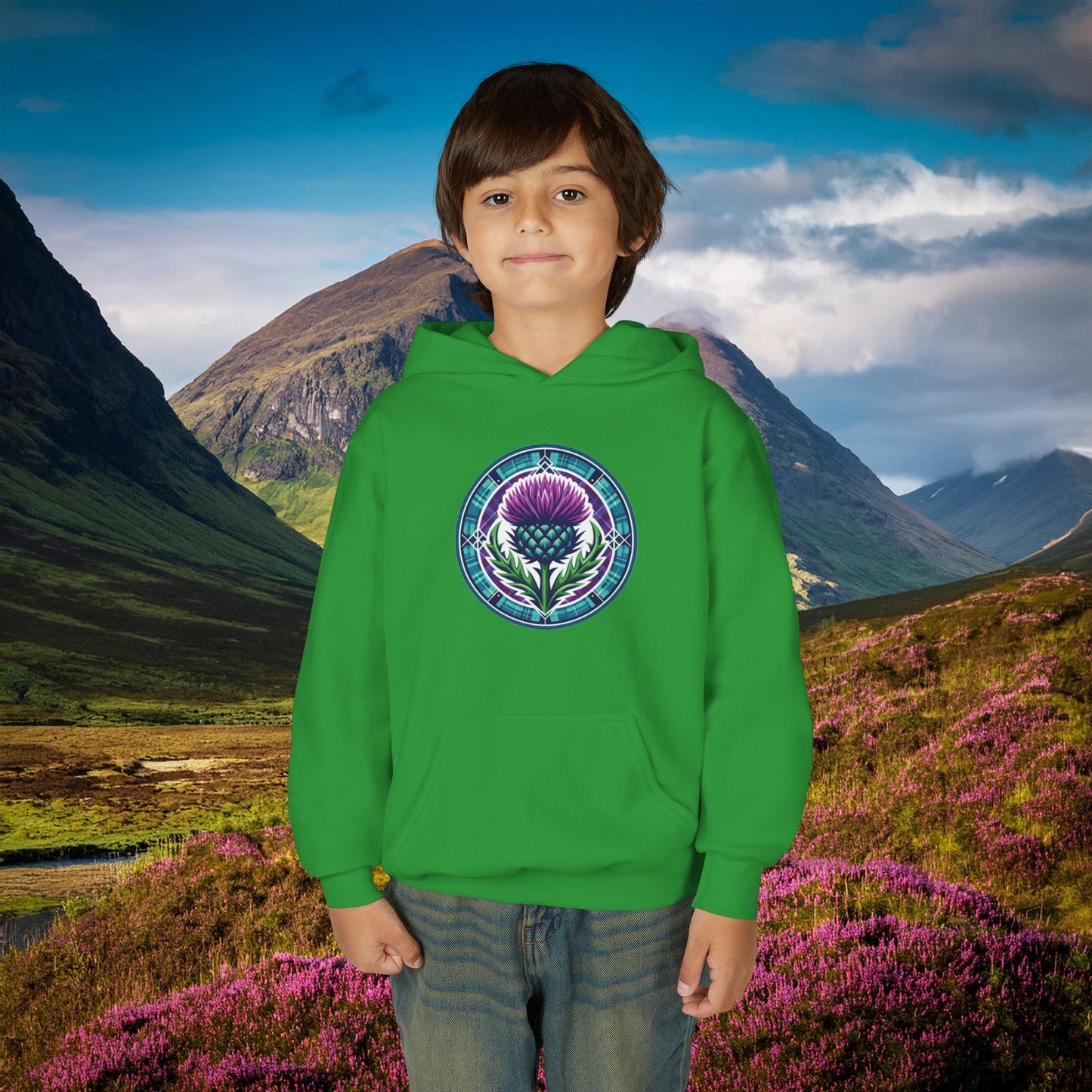 Scotland Tartan Army Youth Hoodie