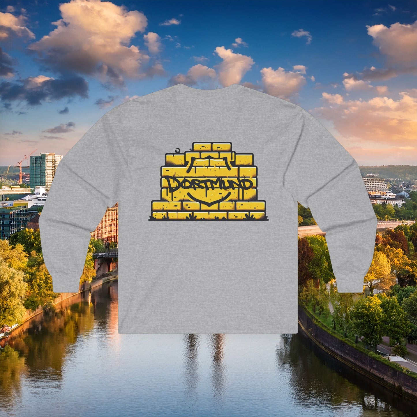 Dortmund Yellow Wall Long Sleeve Tee