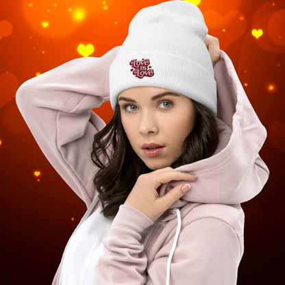 Love is Love Cuffed Beanie