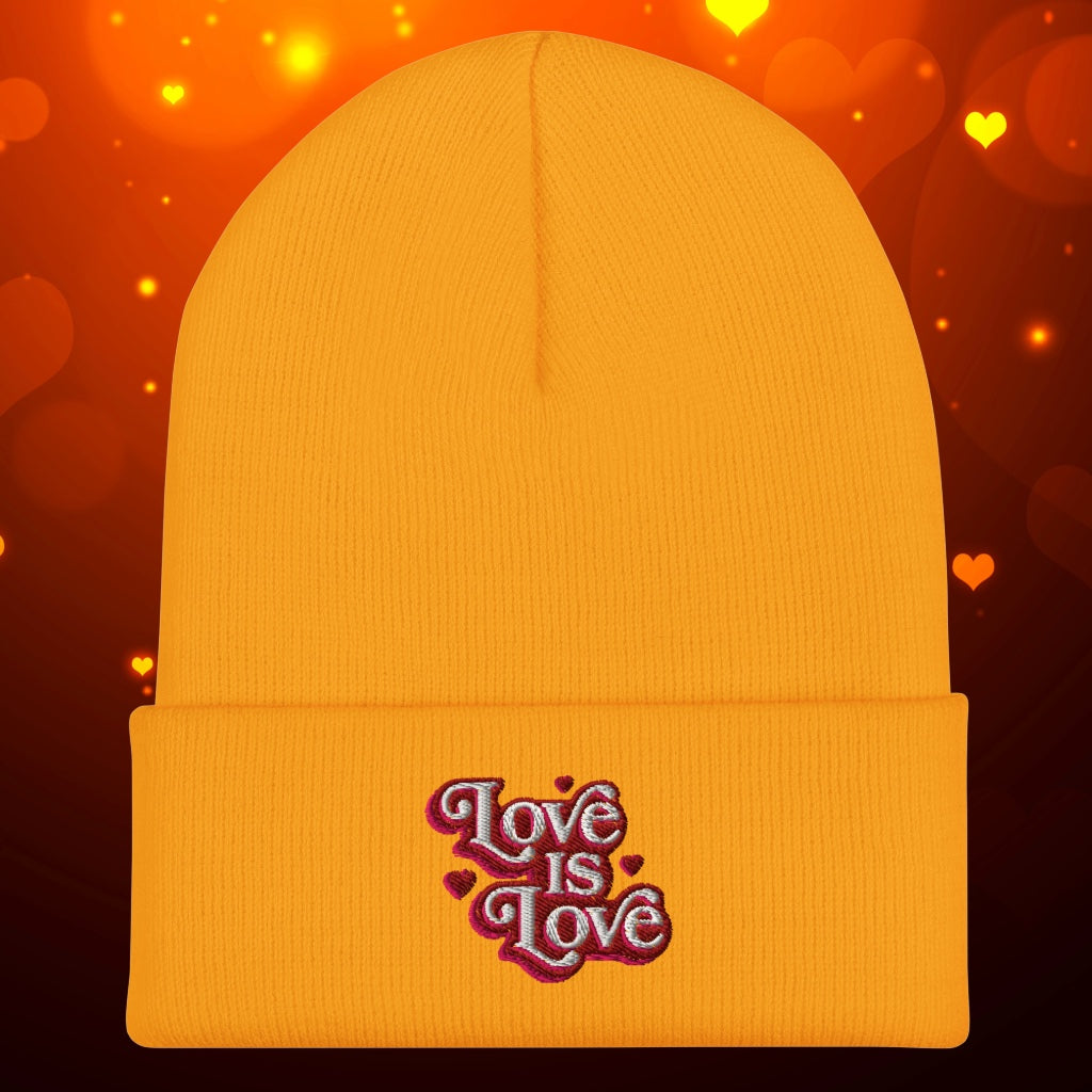 Love is Love Cuffed Beanie