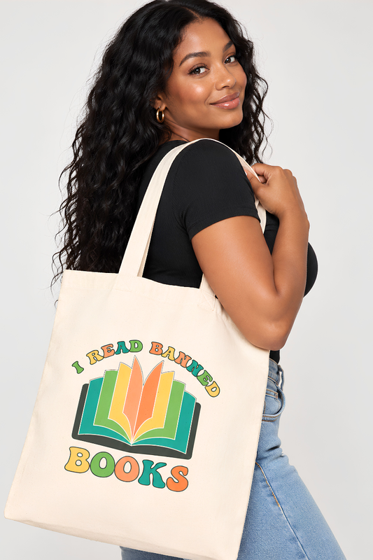 I Read Banned Books Canvas Tote